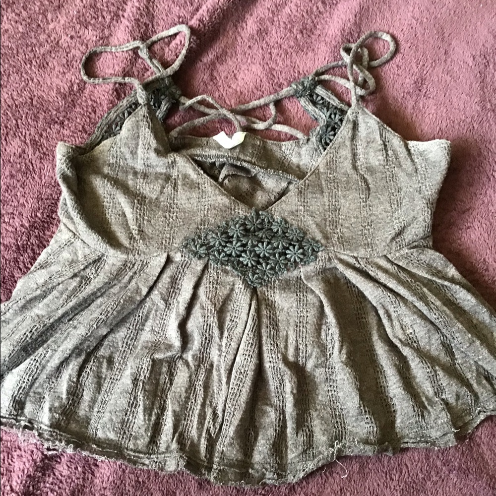 Free People Knitted Crop Top
